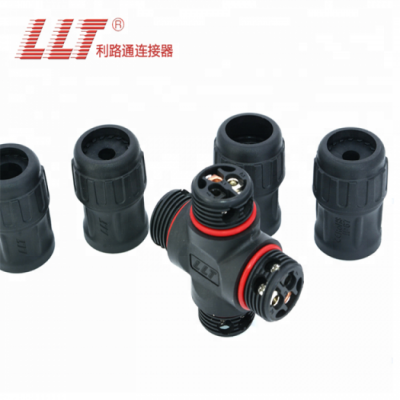 Ip67 L25 4 Way 2 Pin 35a Screw Terminal Power Waterproof Connector